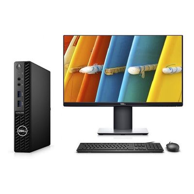 OptiPlex 3090MFF Мини бизнес настольный компьютер i3-10105T 4G 256G Bluetooth WIFI Win10