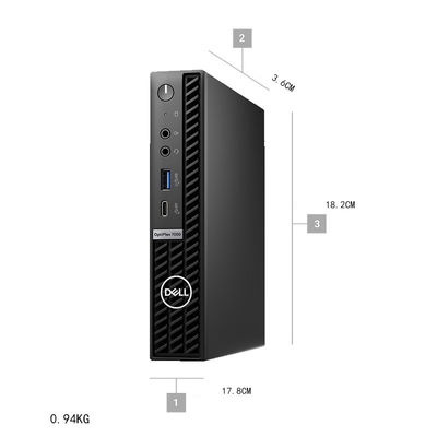 Компактный Dell Optiplex 7000 i7 i5 12th Gen Micro Mini PC 8GB DDR4 RAM 256GB Case Tower