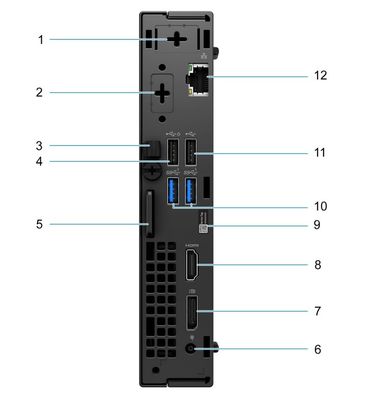 Мощный Dell Optiplex MFF Micro Desktop Computer Intel B660 Чипсет 8G DDR4 ОЗУ 256G SSD