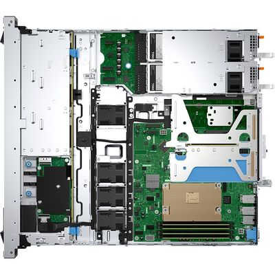 2024 Dell PowerEdge R360 Сервер 1U Rack 4*3.5 Залеты, заполненные полноценными вентиляторами
