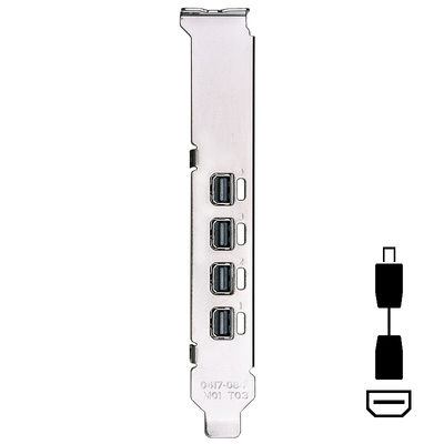 Quadro T400-2G/4G T600-4G T1000-4G/8G Gddr6 128 Битовая графическая карта для плавного отображения