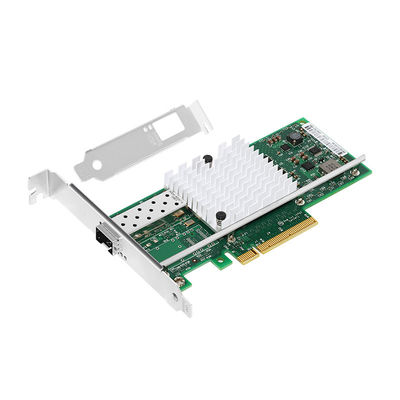 10 Гбит/с PCI EXPRESS Двухпортный сервер SFP Серверная волоконная сетевая карта Intel 82599ES Чипсет X520