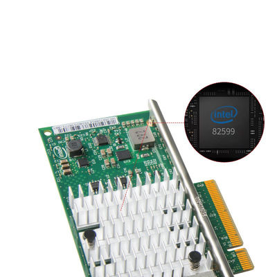 10 Гбит/с PCI EXPRESS Двухпортный сервер SFP Серверная волоконная сетевая карта Intel 82599ES Чипсет X520